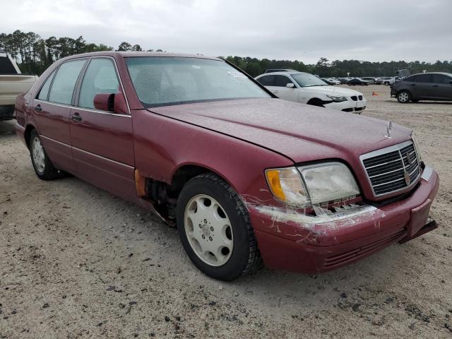 WDBGA33E2SA254812 - 1995 MERCEDES-BENZ S 320 BURGUNDY photo 4