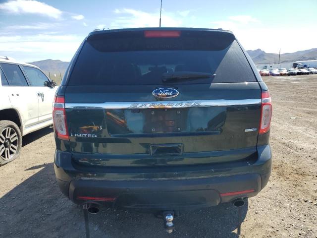 1FM5K8F88DGA31114 - 2013 FORD EXPLORER LIMITED GREEN photo 6