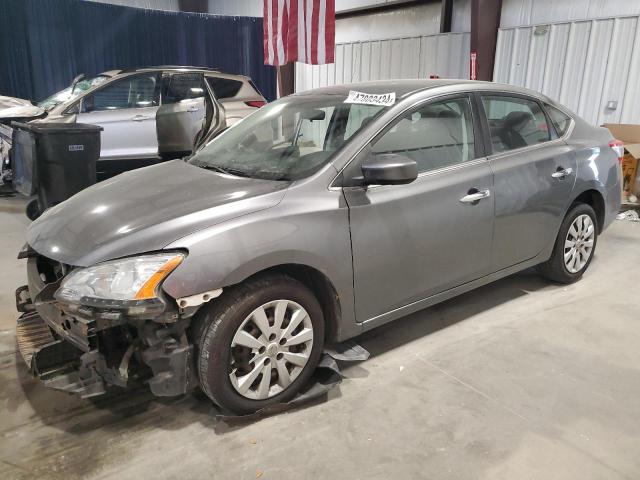 3N1AB7AP6FY330245 - 2015 NISSAN SENTRA S GRAY photo 1