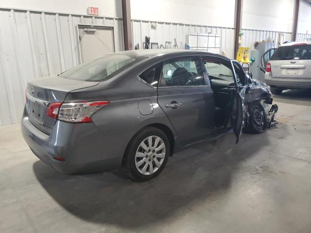 3N1AB7AP6FY330245 - 2015 NISSAN SENTRA S GRAY photo 3