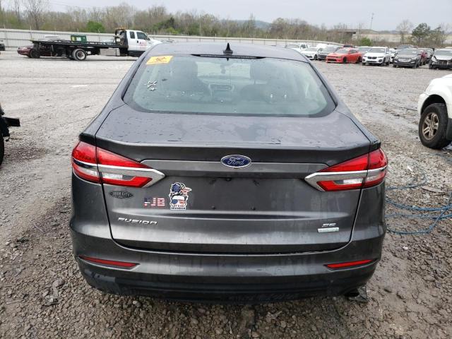 3FA6P0HDXKR192887 - 2019 FORD FUSION SE BLACK photo 6