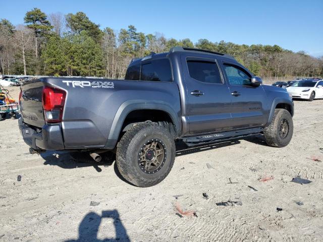 5TFCZ5AN7KX190206 - 2019 TOYOTA TACOMA DOUBLE CAB GRAY photo 3