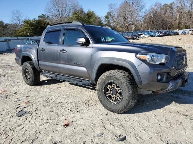 5TFCZ5AN7KX190206 - 2019 TOYOTA TACOMA DOUBLE CAB GRAY photo 4