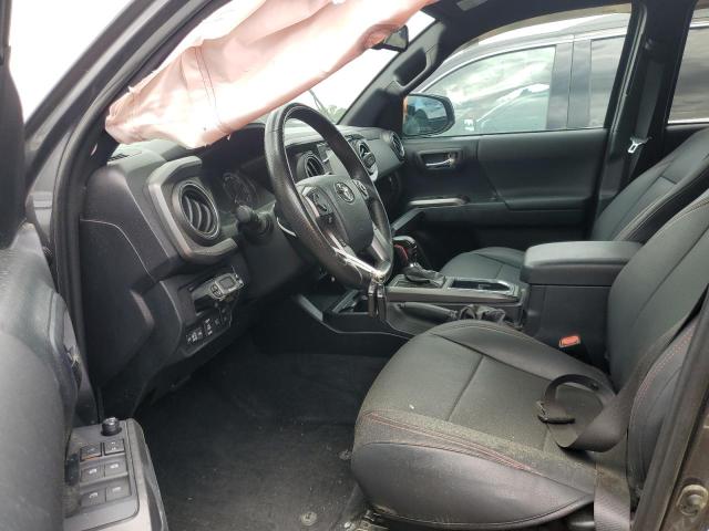 5TFCZ5AN7KX190206 - 2019 TOYOTA TACOMA DOUBLE CAB GRAY photo 7