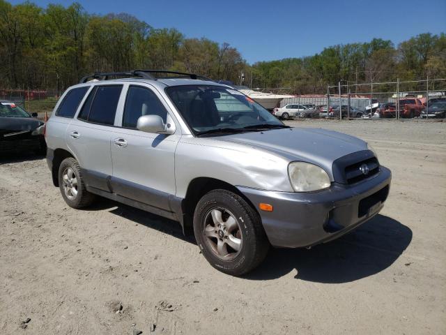 KM8SC13D05U949130 - 2005 HYUNDAI SANTA FE GLS SILVER photo 4