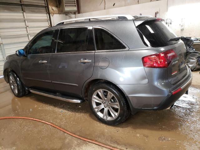 2HNYD2H58BH539347 - 2011 ACURA MDX ADVANCE GRAY photo 2