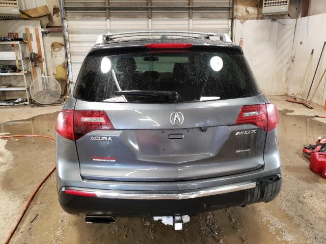 2HNYD2H58BH539347 - 2011 ACURA MDX ADVANCE GRAY photo 6