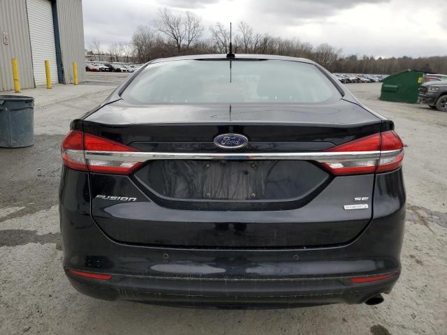 3FA6P0HDXJR178700 - 2018 FORD FUSION SE BLACK photo 6