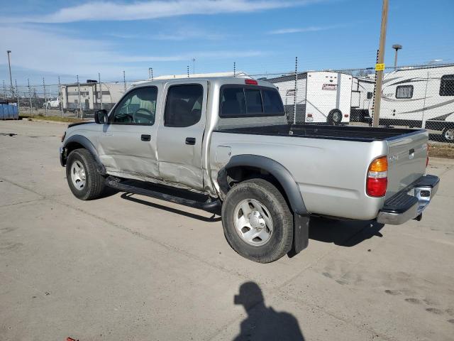 5TEGM92N54Z354702 - 2004 TOYOTA TACOMA DOUBLE CAB PRERUNNER SILVER photo 2