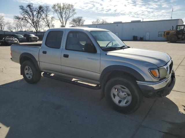 5TEGM92N54Z354702 - 2004 TOYOTA TACOMA DOUBLE CAB PRERUNNER SILVER photo 4