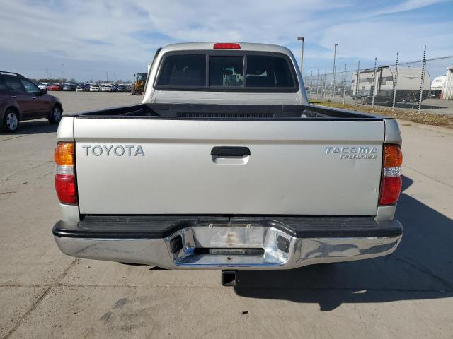 5TEGM92N54Z354702 - 2004 TOYOTA TACOMA DOUBLE CAB PRERUNNER SILVER photo 6