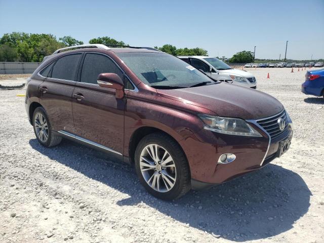 2T2ZK1BA0DC108753 - 2013 LEXUS RX 350 MAROON photo 4