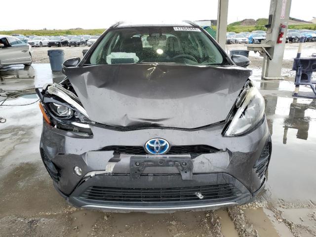 JTDKDTB36J1601172 - 2018 TOYOTA PRIUS C GRAY photo 5