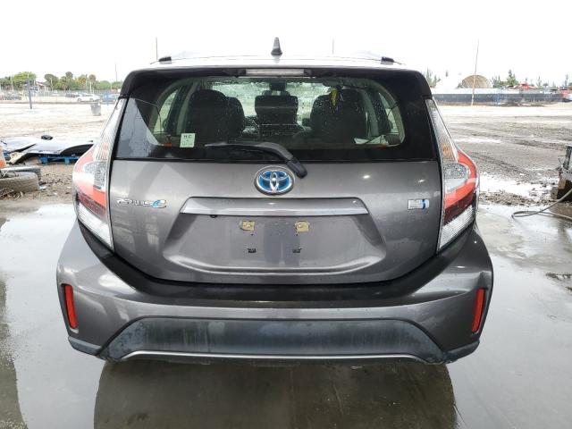 JTDKDTB36J1601172 - 2018 TOYOTA PRIUS C GRAY photo 6