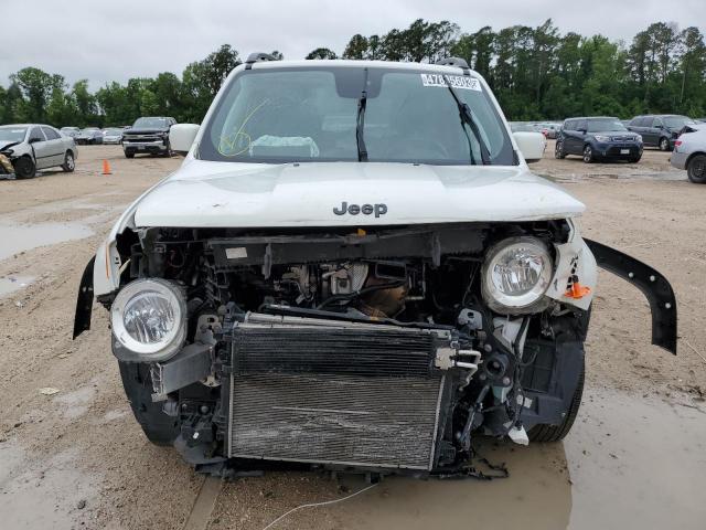 ZACNJAB15KPK22803 - 2019 JEEP RENEGADE LATITUDE WHITE photo 5