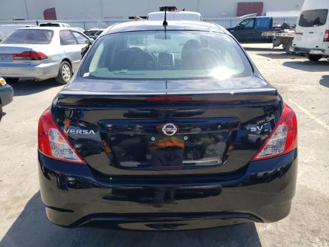 3N1CN7AP7KL844127 - 2019 NISSAN VERSA S BLACK photo 6