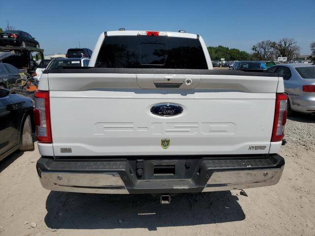 1FTFW1CD4MFB40701 - 2021 FORD F150 SUPERCREW WHITE photo 6