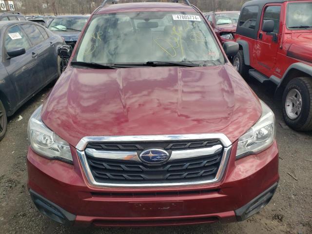 JF2SJABC2HH430470 - 2017 SUBARU FORESTER 2.5I RED photo 5