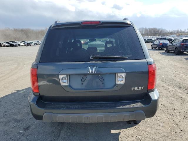 2HKYF18584H606856 - 2004 HONDA PILOT EXL CHARCOAL photo 6