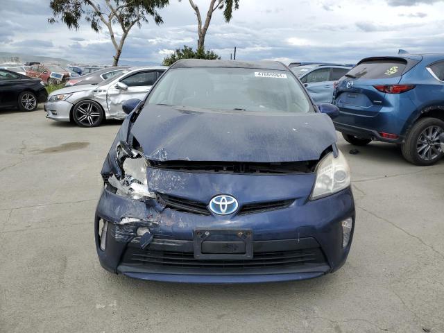 JTDKN3DU9D1640510 - 2013 TOYOTA PRIUS BLUE photo 5