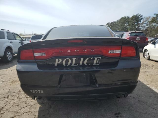 2C3CDXAG0EH133029 - 2014 DODGE CHARGER POLICE BLACK photo 6