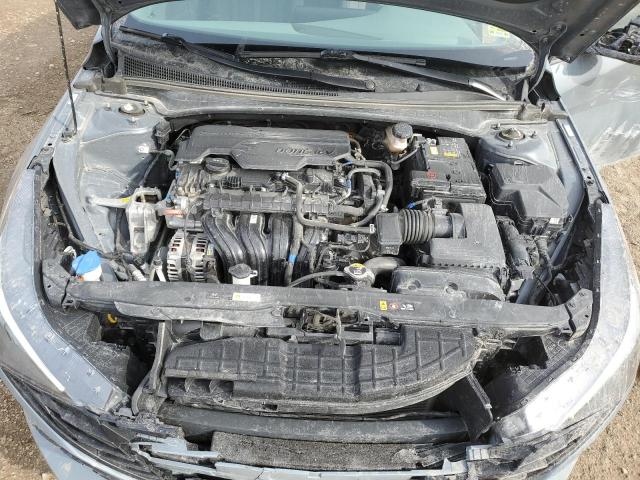 KMHLL4AG2MU176257 - 2021 HYUNDAI ELANTRA SE GRAY photo 11