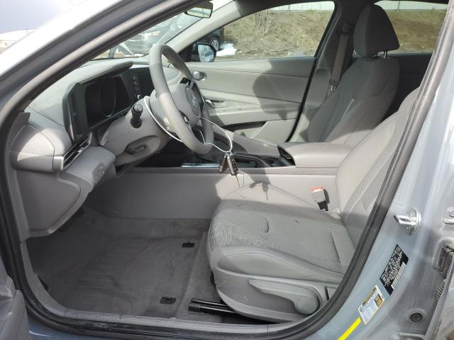 KMHLL4AG2MU176257 - 2021 HYUNDAI ELANTRA SE GRAY photo 7