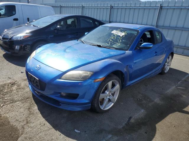 JM1FE17N540121745 - 2004 MAZDA RX8 BLUE photo 1