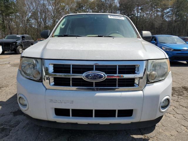 1FMCU9DGXCKB33236 - 2012 FORD ESCAPE XLT WHITE photo 5