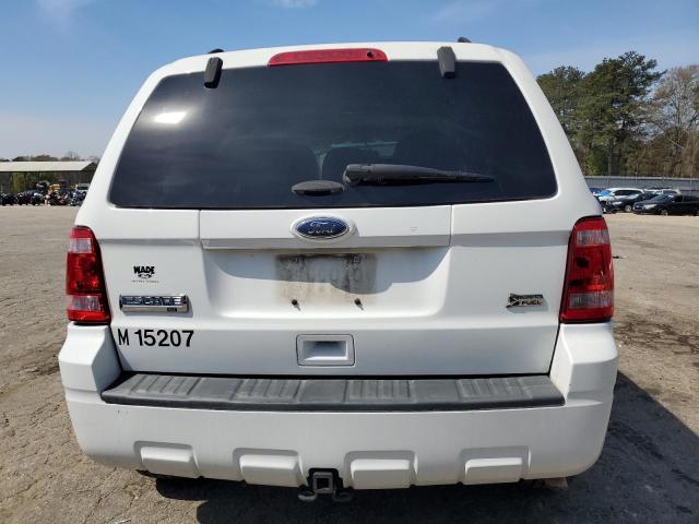 1FMCU9DGXCKB33236 - 2012 FORD ESCAPE XLT WHITE photo 6