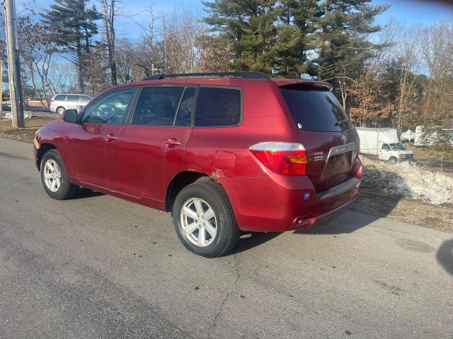 JTEES41A982028809 - 2008 TOYOTA HIGHLANDER BURGUNDY photo 3