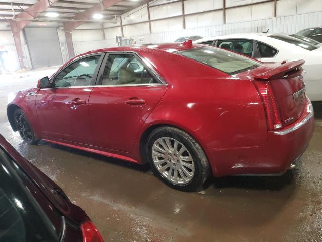 1G6DS5EV2A0142349 - 2010 CADILLAC CTS PREMIUM COLLECTION RED photo 2