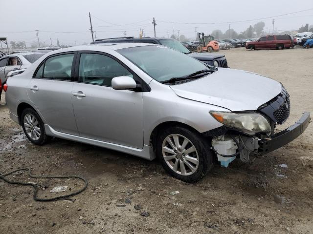 1NXBU4EE5AZ276835 - 2010 TOYOTA COROLLA BASE SILVER photo 4