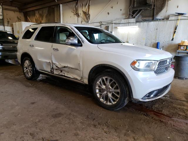 1C4SDJET6EC349546 - 2014 DODGE DURANGO CITADEL WHITE photo 4