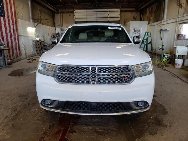 1C4SDJET6EC349546 - 2014 DODGE DURANGO CITADEL WHITE photo 5