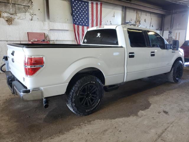 1FTFW1CT9CKD81845 - 2012 FORD F150 SUPERCREW WHITE photo 3