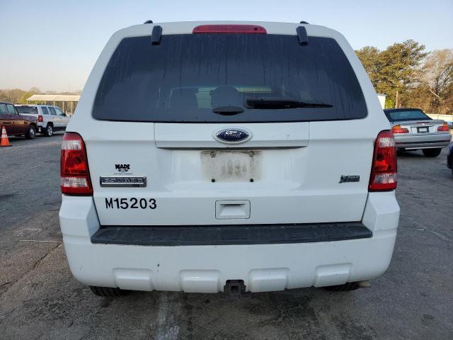 1FMCU9DG2CKB33232 - 2012 FORD ESCAPE XLT WHITE photo 6