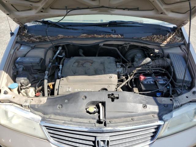 2HKRL18641H515620 - 2001 HONDA ODYSSEY EX GOLD photo 12