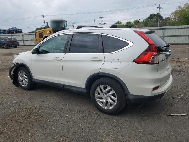 5J6RM3H79FL002104 - 2015 HONDA CR-V EXL WHITE photo 2