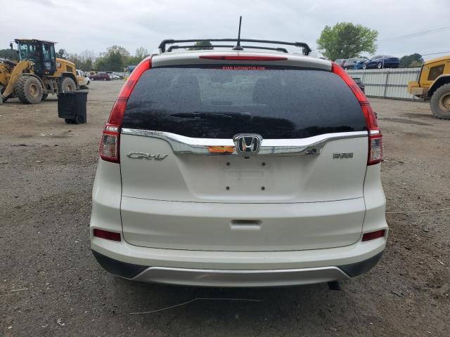 5J6RM3H79FL002104 - 2015 HONDA CR-V EXL WHITE photo 6