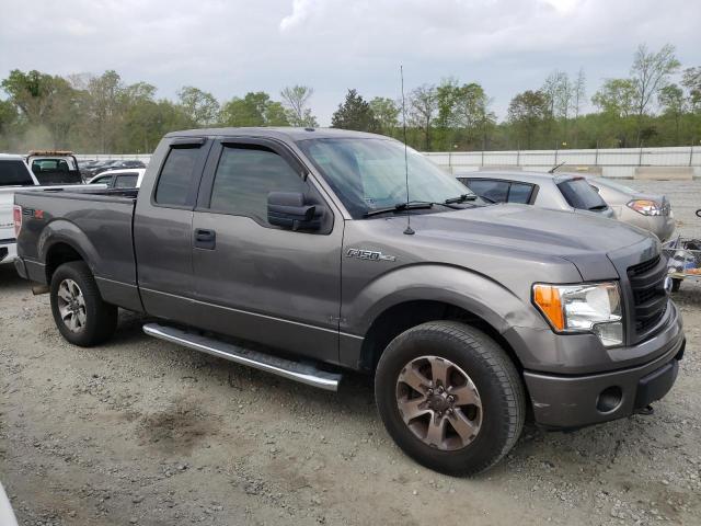 1FTFX1CF3DFD00467 - 2013 FORD F150 SUPER CAB GRAY photo 4