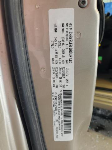 2C4RC1CG4DR736691 - 2013 CHRYSLER TOWN & COU TOURING L GOLD photo 13