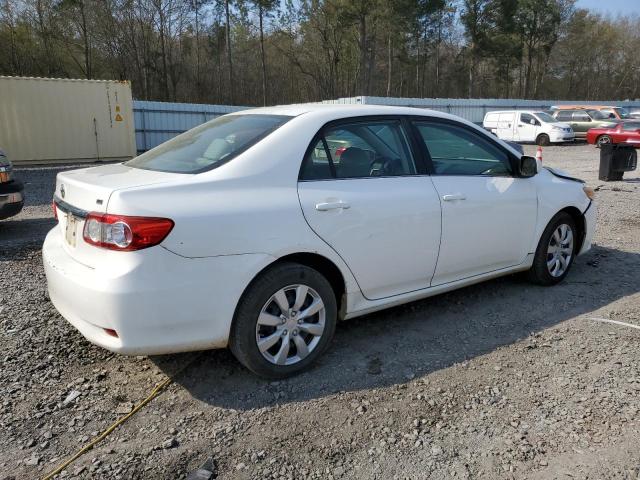 5YFBU4EE2DP173295 - 2013 TOYOTA COROLLA BASE WHITE photo 3