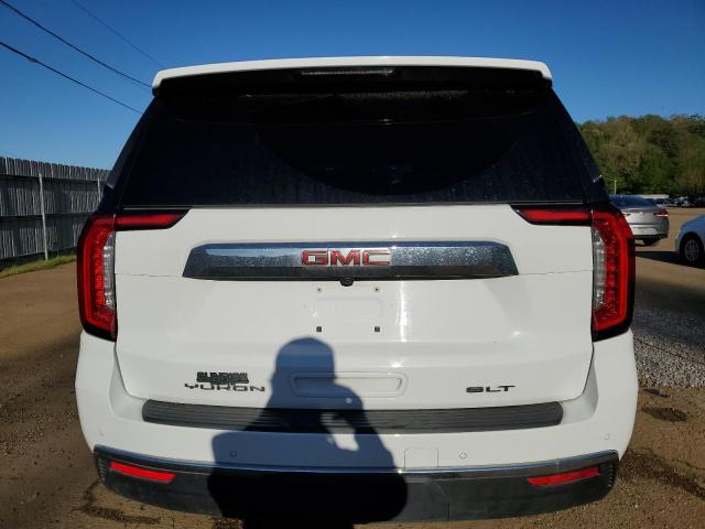 1GKS1GKD6MR398397 - 2021 GMC YUKON XL C1500 SLT WHITE photo 6