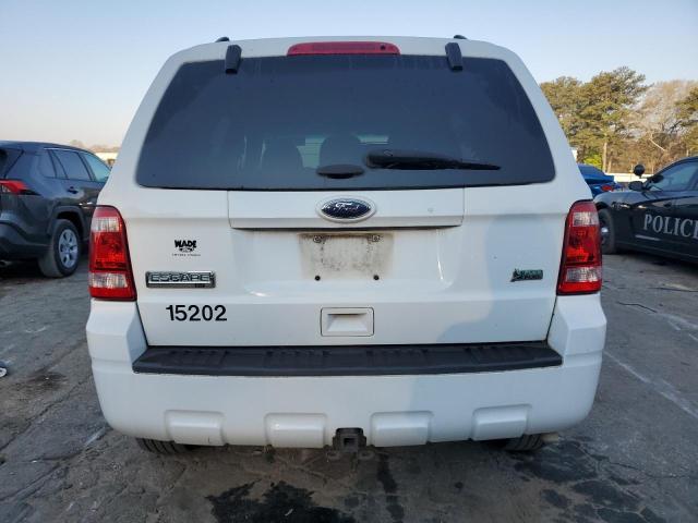 1FMCU9DG0CKB33231 - 2012 FORD ESCAPE XLT WHITE photo 6