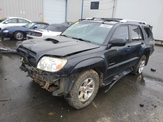 JTEZU14R758028909 - 2005 TOYOTA 4RUNNER SR5 BLACK photo 1