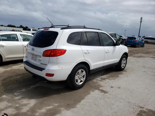 5NMSG13D79H286158 - 2009 HYUNDAI SANTA FE GLS WHITE photo 3