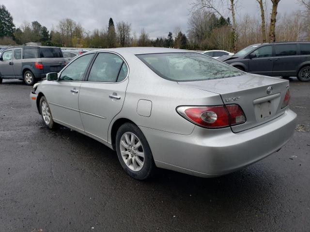 JTHBF30G925028308 - 2002 LEXUS ES 300 SILVER photo 2