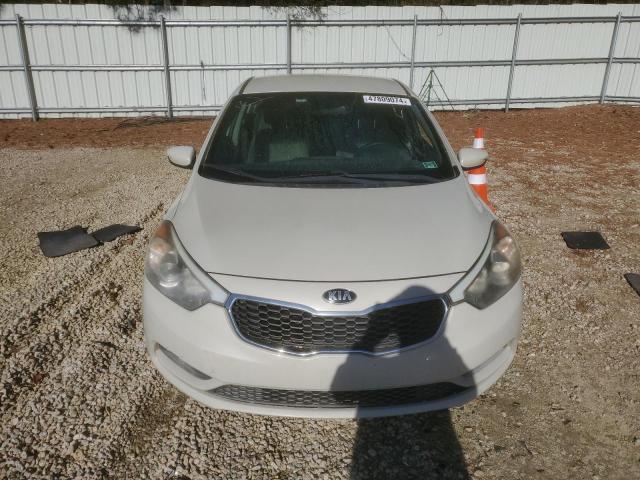 KNAFK4A67F5308595 - 2015 KIA FORTE LX WHITE photo 5