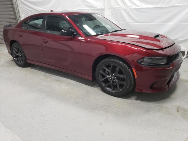 2C3CDXHG6NH244559 - 2022 DODGE CHARGER GT BURGUNDY photo 4